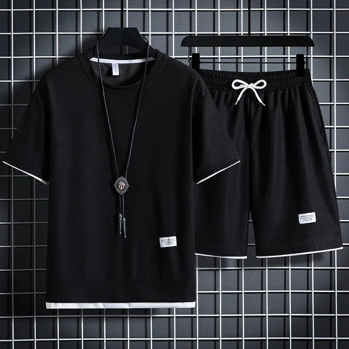Men's Waffle Casual Summer Tracksuit